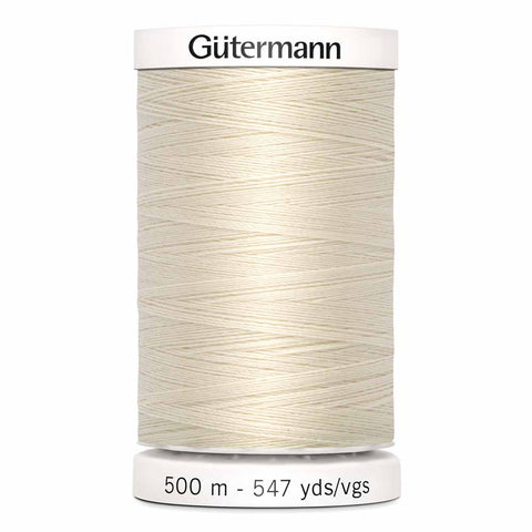 Fil Polyester GÜTERMANN 500m - #022 - Coquille d'oeuf
