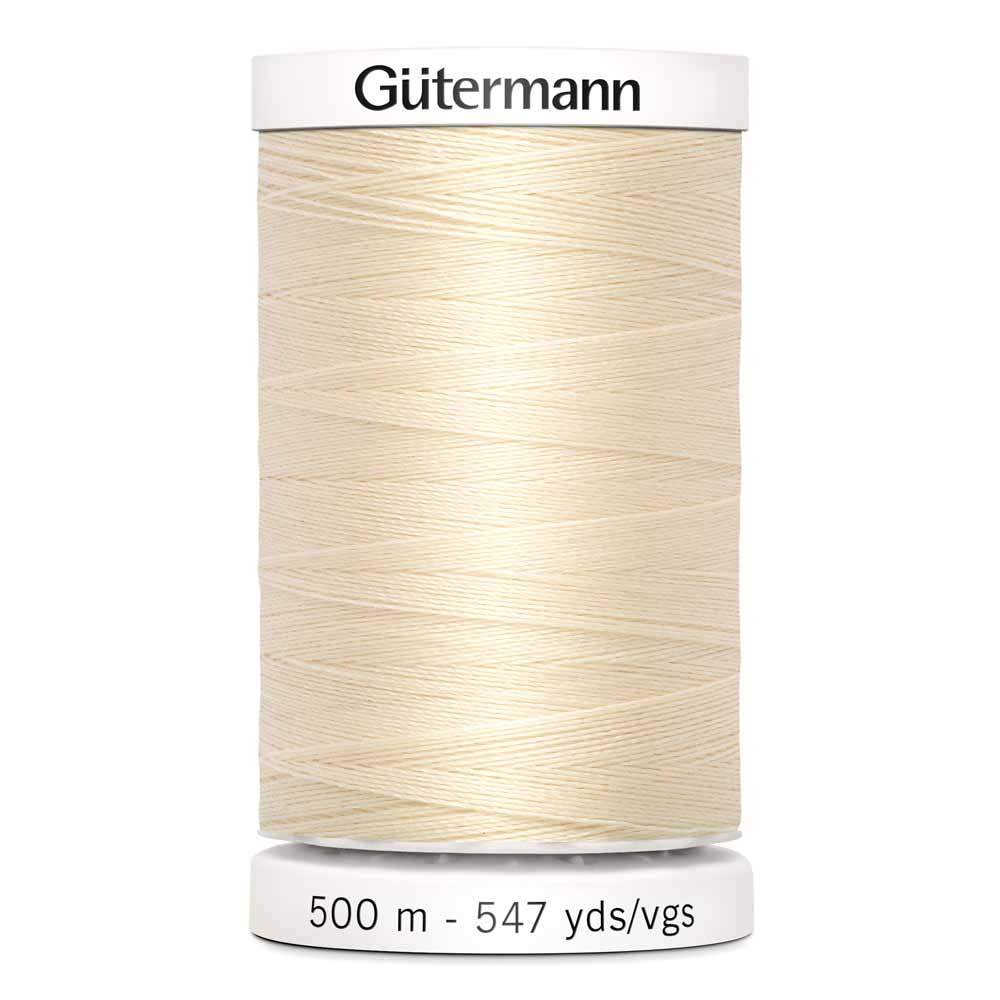 Fil Polyester GÜTERMANN 500m - #800 - Ivoire