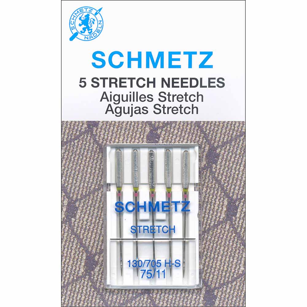 Schmetz Aiguille Stretch pour Machine à Coudre 130/705 H-S Taille 75 - 5  pces 
