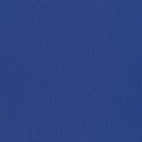 Deep blue - Kona - Coton à courtepointe uni