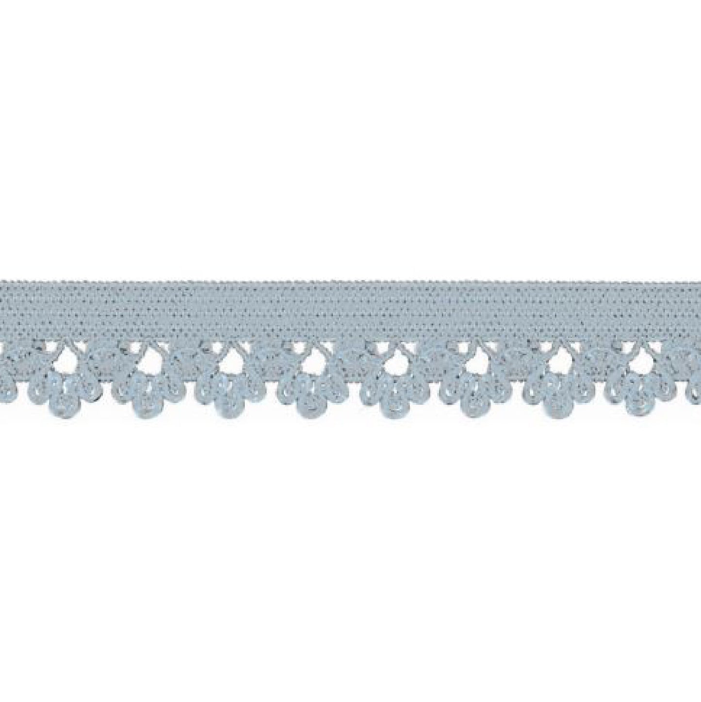 Powder Blue - 13mm Elastic Lace