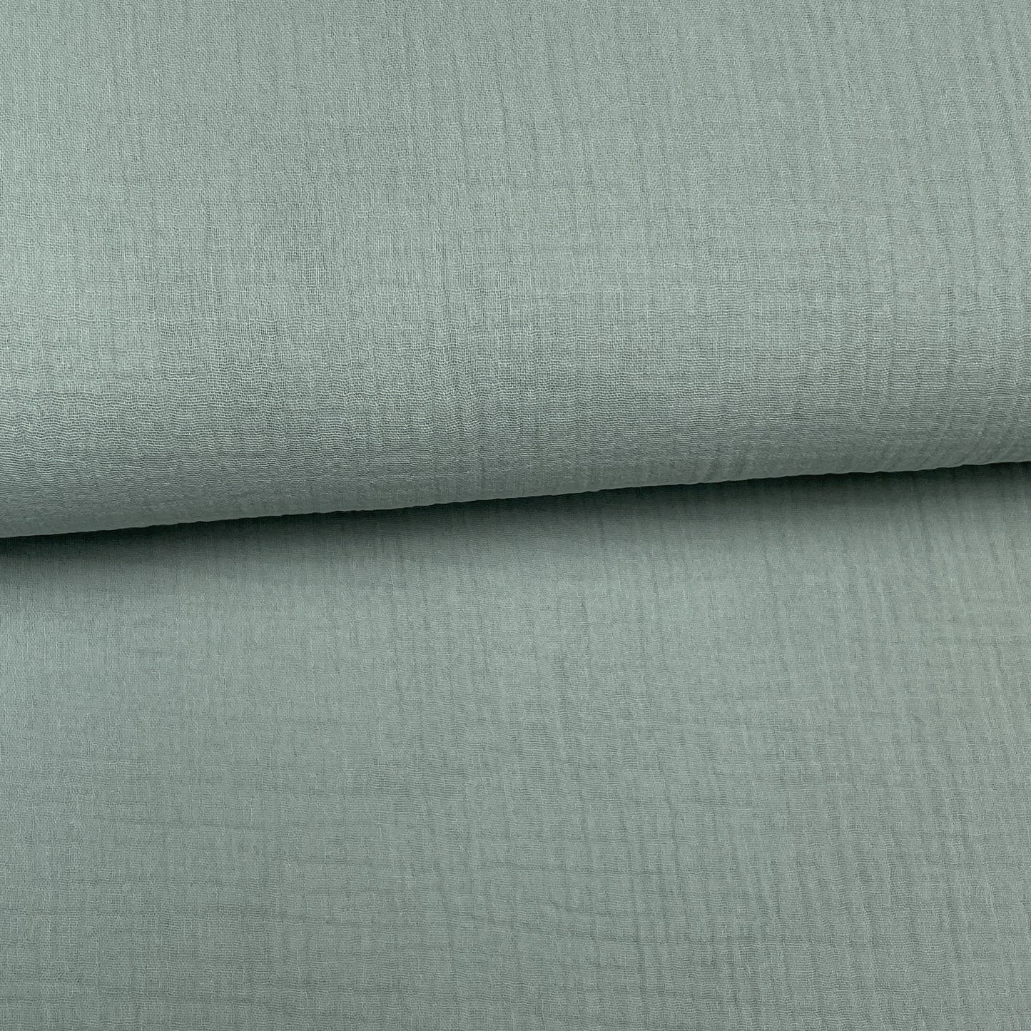 Sage - Double gauze organic cotton muslin
