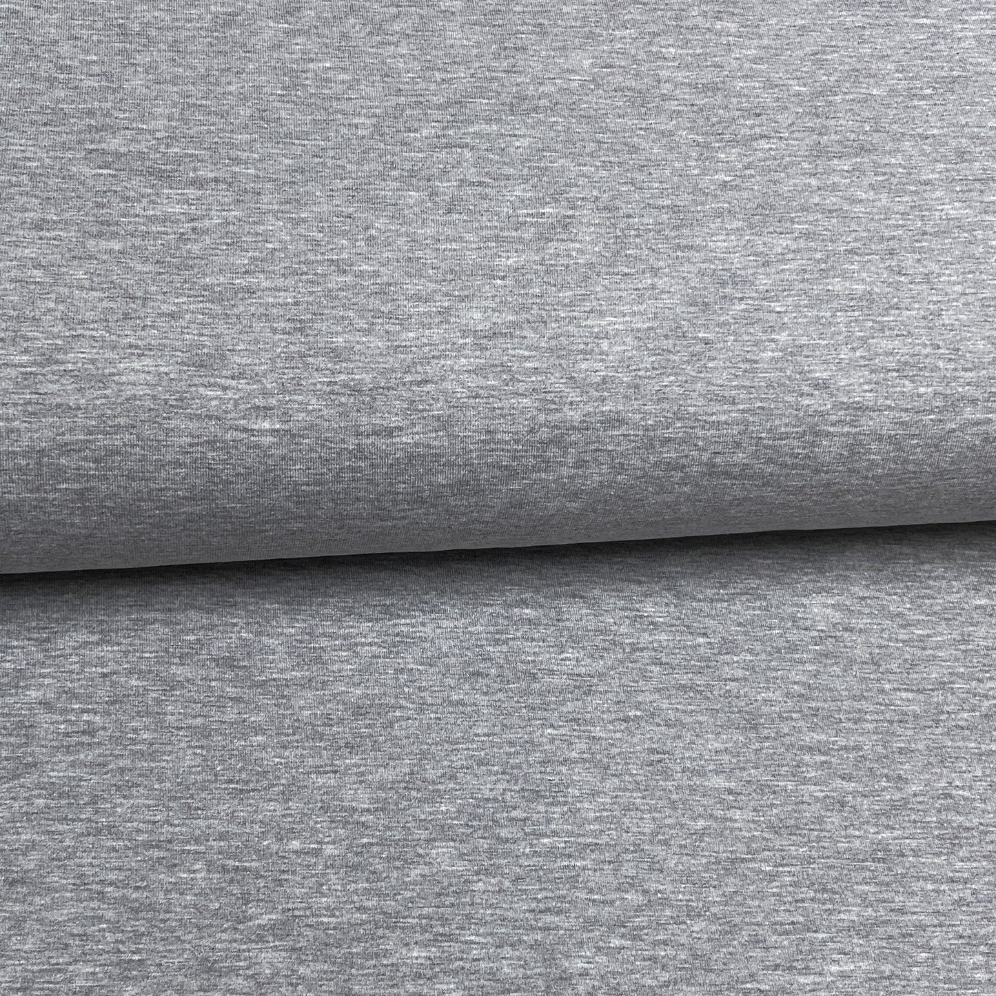 Fin de rouleau 67 cm - Gris pâle mélange - Jersey uni