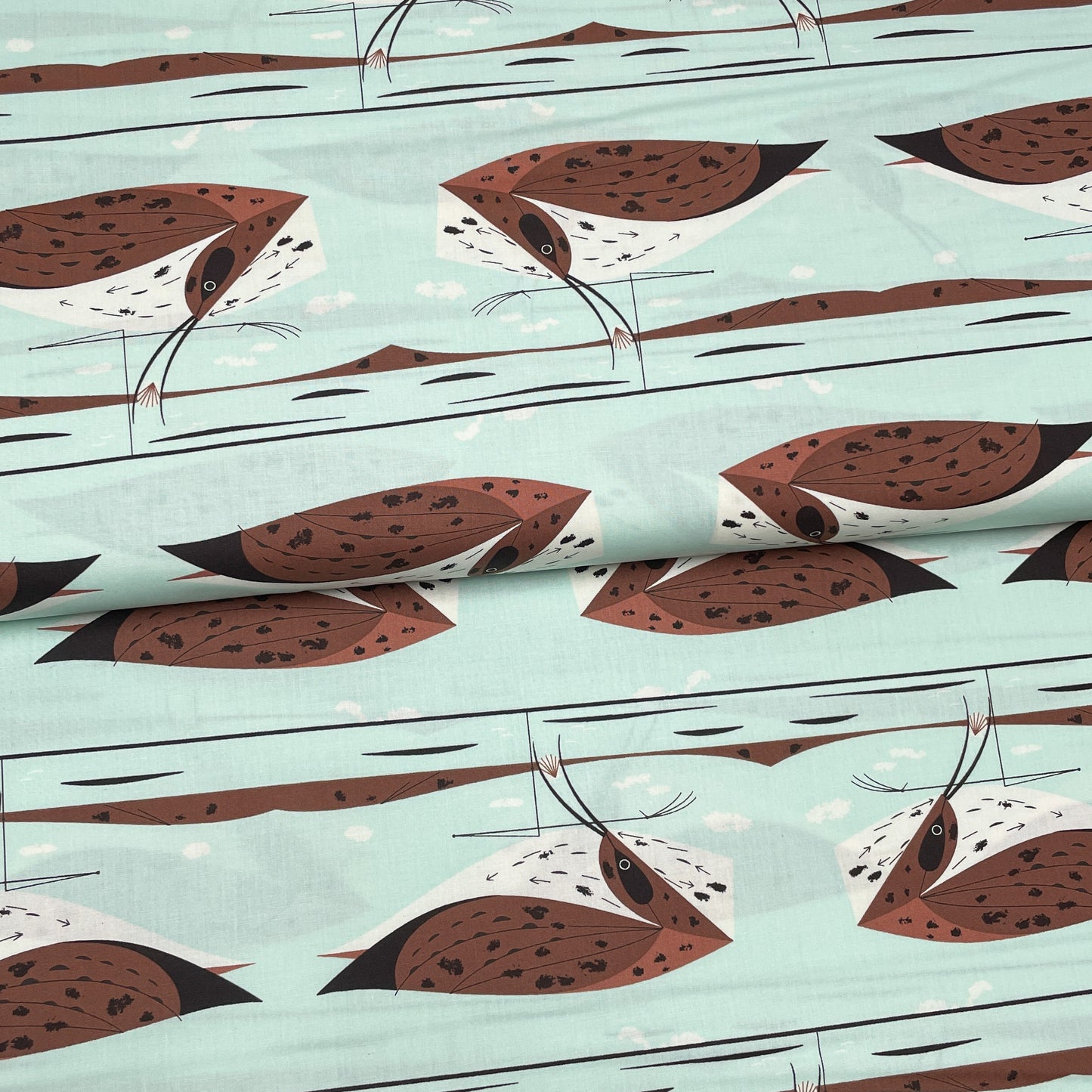 Courlis - Birch Fabrics - Popeline imprimée biologique