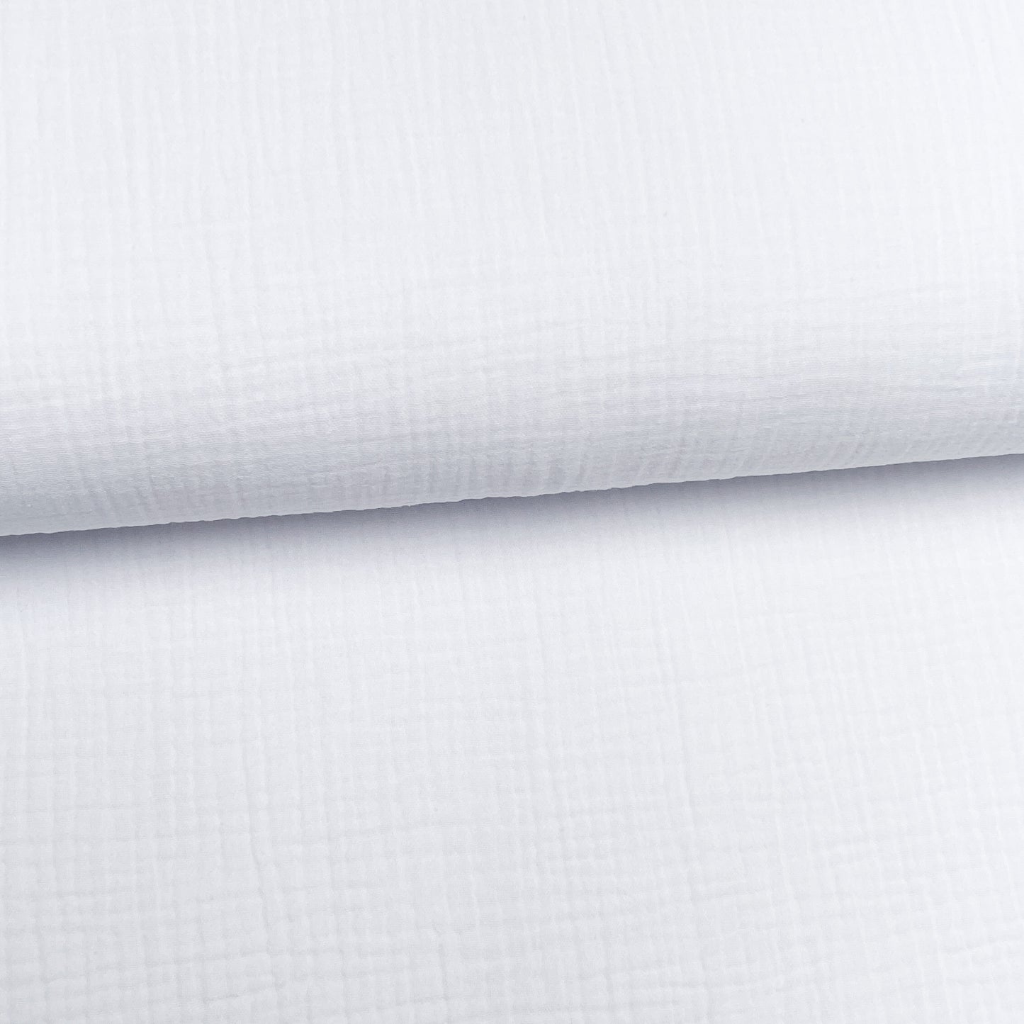 White - Double gauze organic cotton muslin