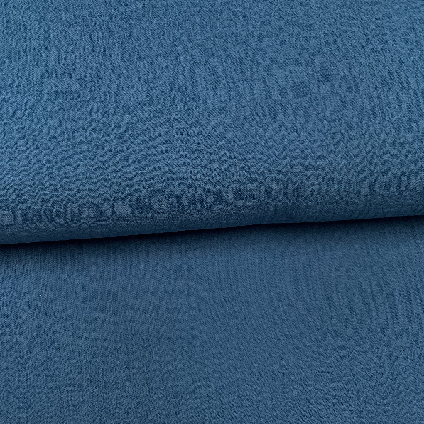 Indigo - Double gauze organic cotton muslin