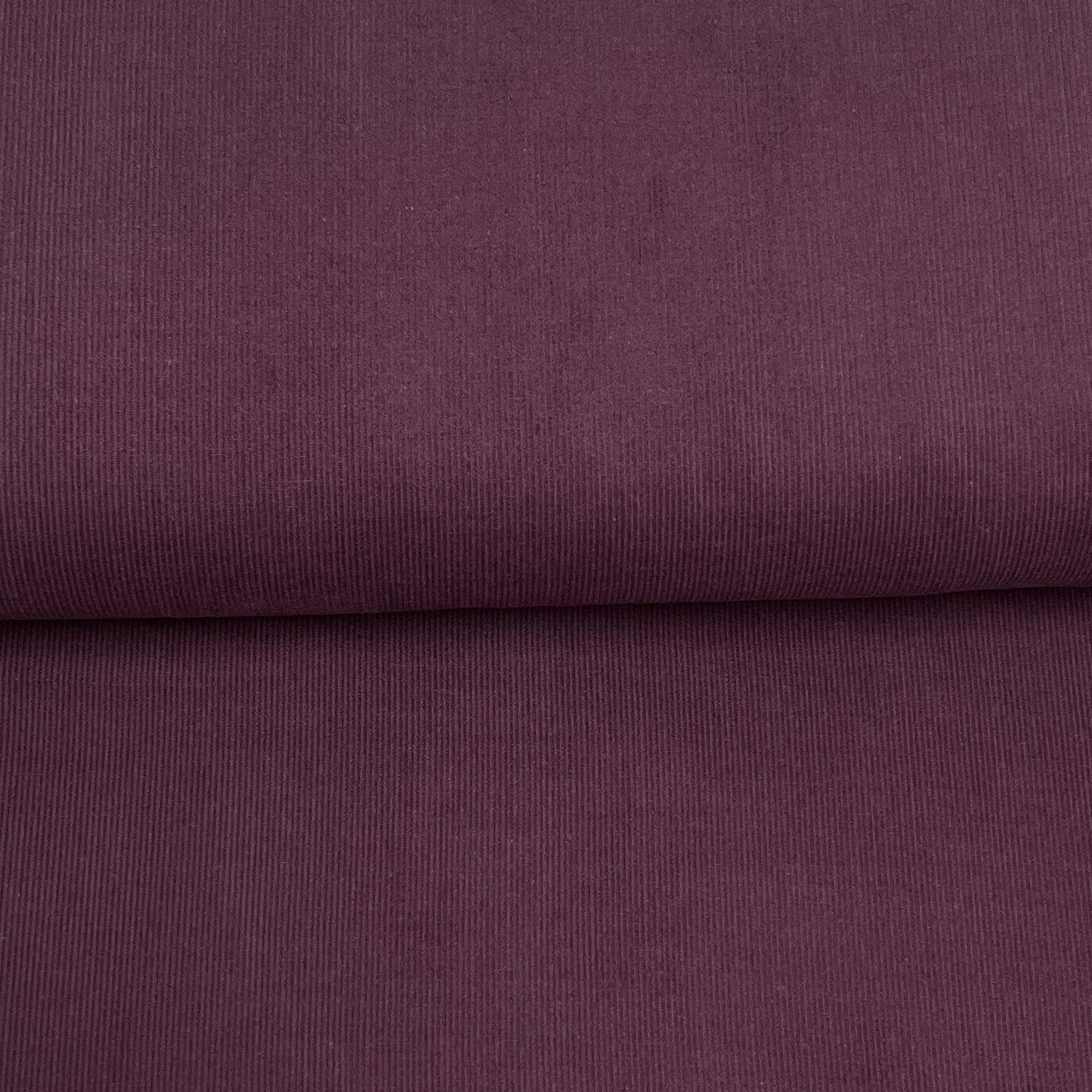 Fin de rouleau 70 cm - Aubergine - Velours côtelé (corduroy)