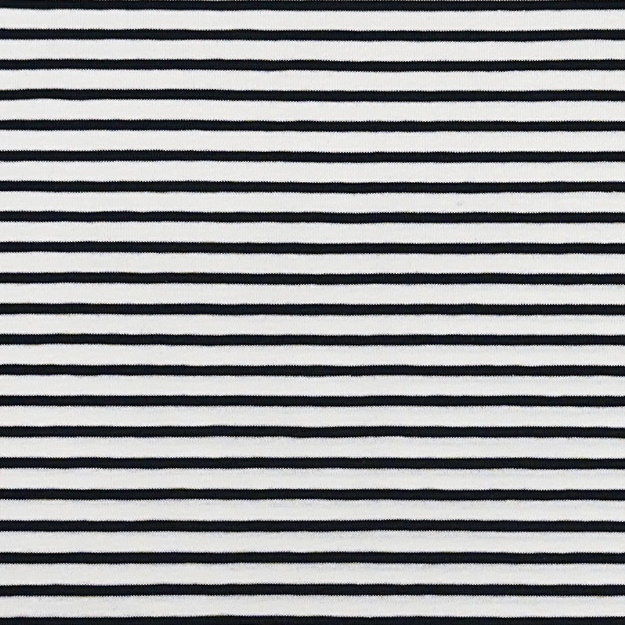 Striped nautical and white 5 mm - Striped jersey