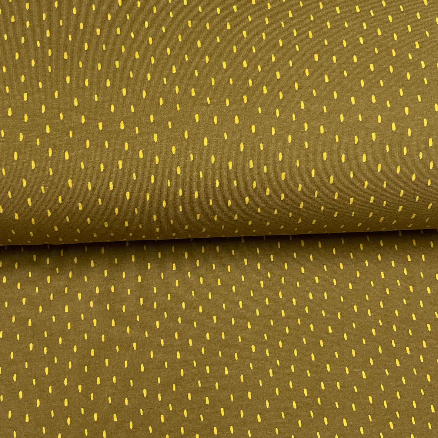 Mustard Strokes - Printed Stretch Hoodie