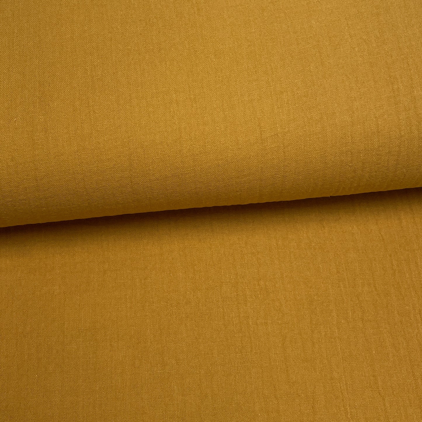 Ochre - Double gauze organic cotton muslin