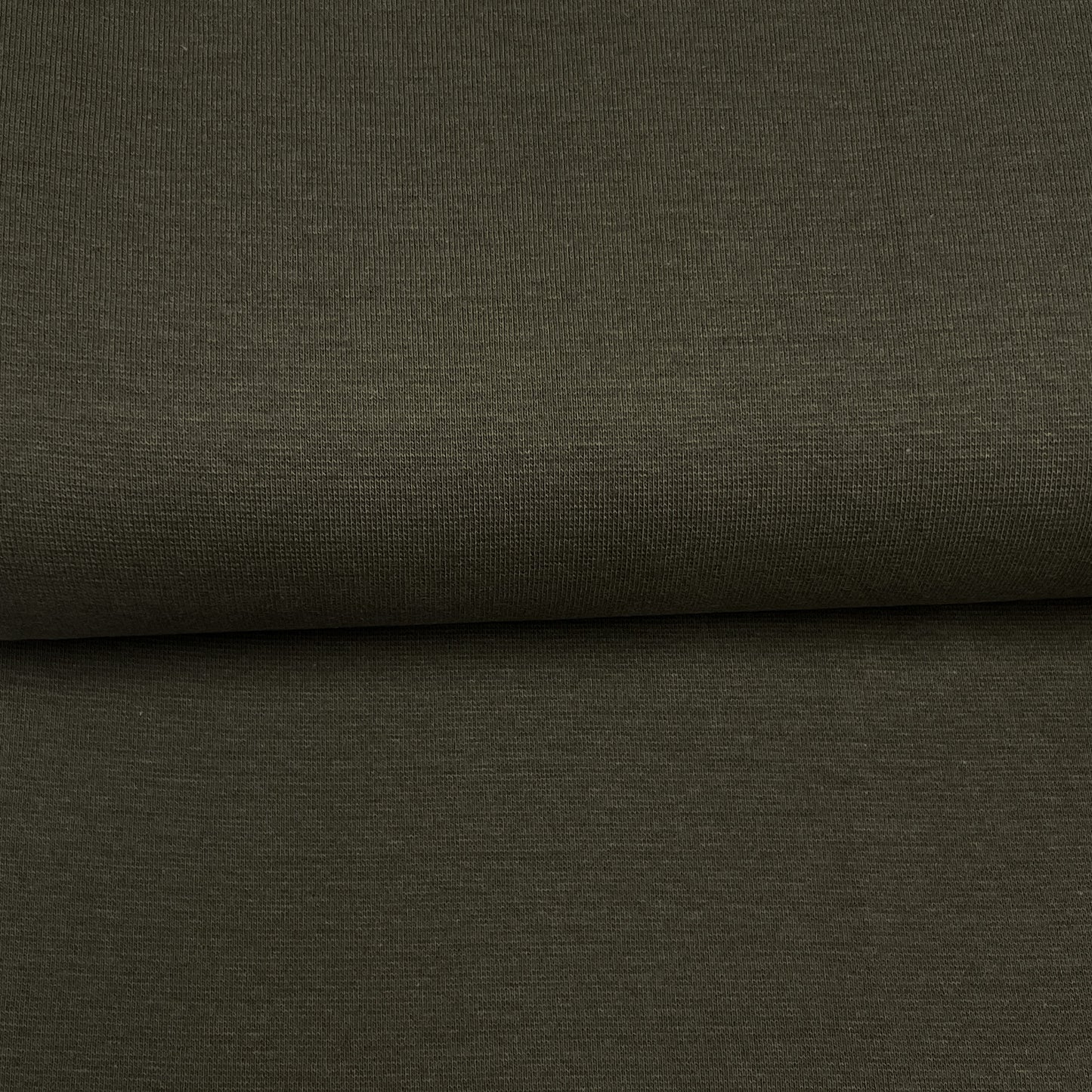 Vert camouflage - Bord côte (ribbing) biologique