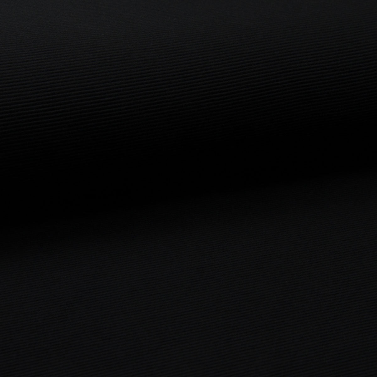 Fin de rouleau 30 cm - Noir - Jersey ottoman uni