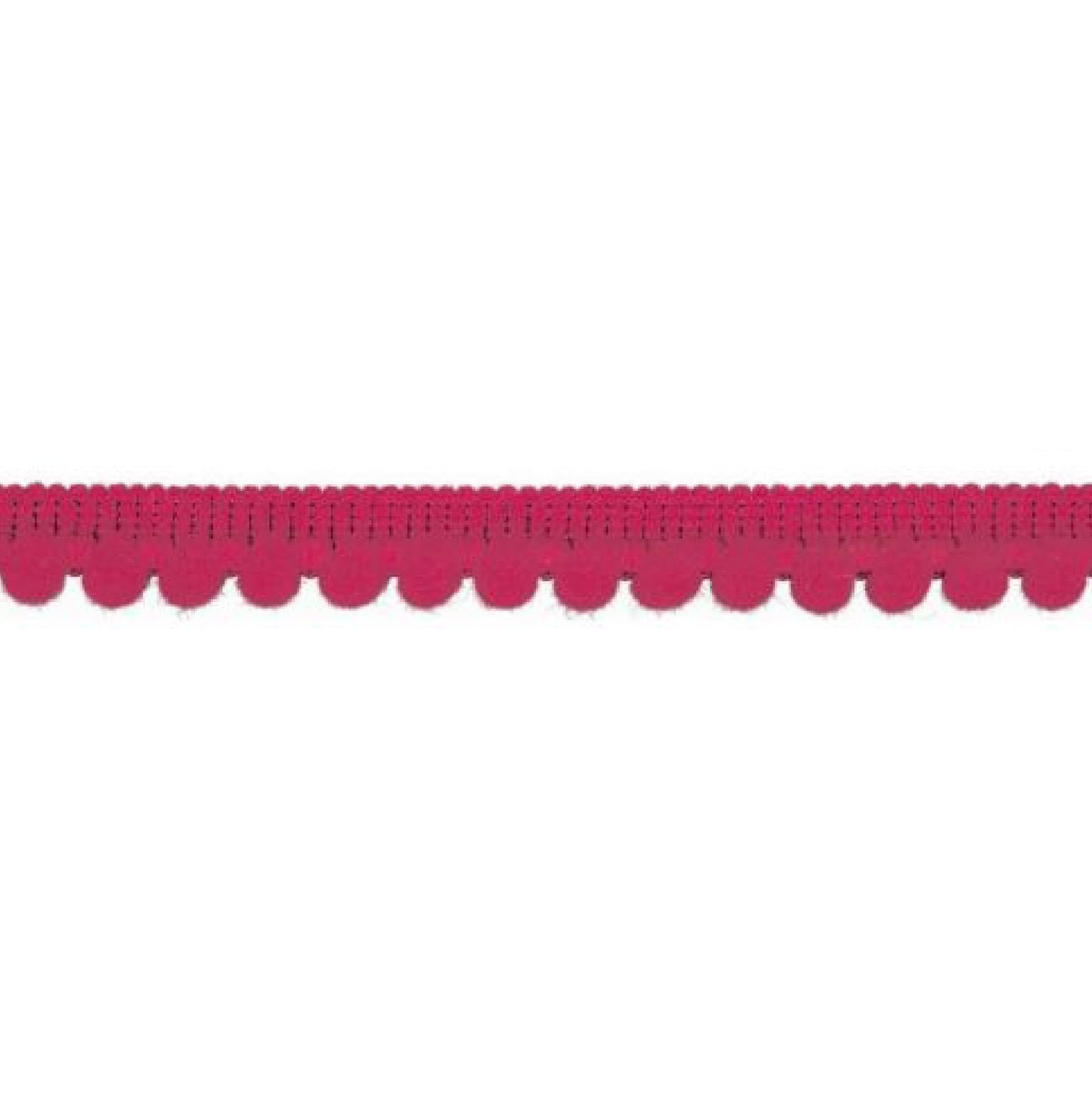 Fin de rouleau 44 cm - Fuchsia - Ruban pom pom
