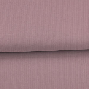 Lilac - Plain ribbed jersey