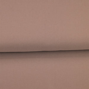 Beige - Plain organic poplin