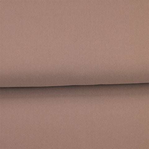 Beige - Plain organic poplin