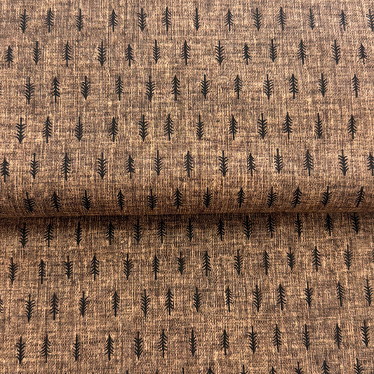 Arbres brun - Figo Fabrics - Coton courtepointe imprimé