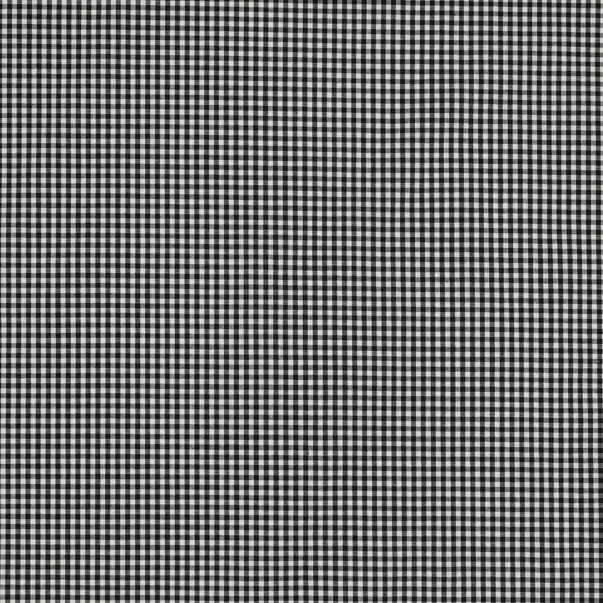 Black - 2.7mm Check Poplin