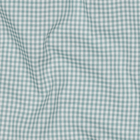 Pétrole - Popeline à carreaux 2,7mm