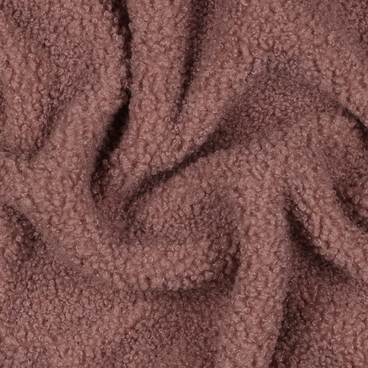 Rose blush - Teddy double face (teddy + polaire)