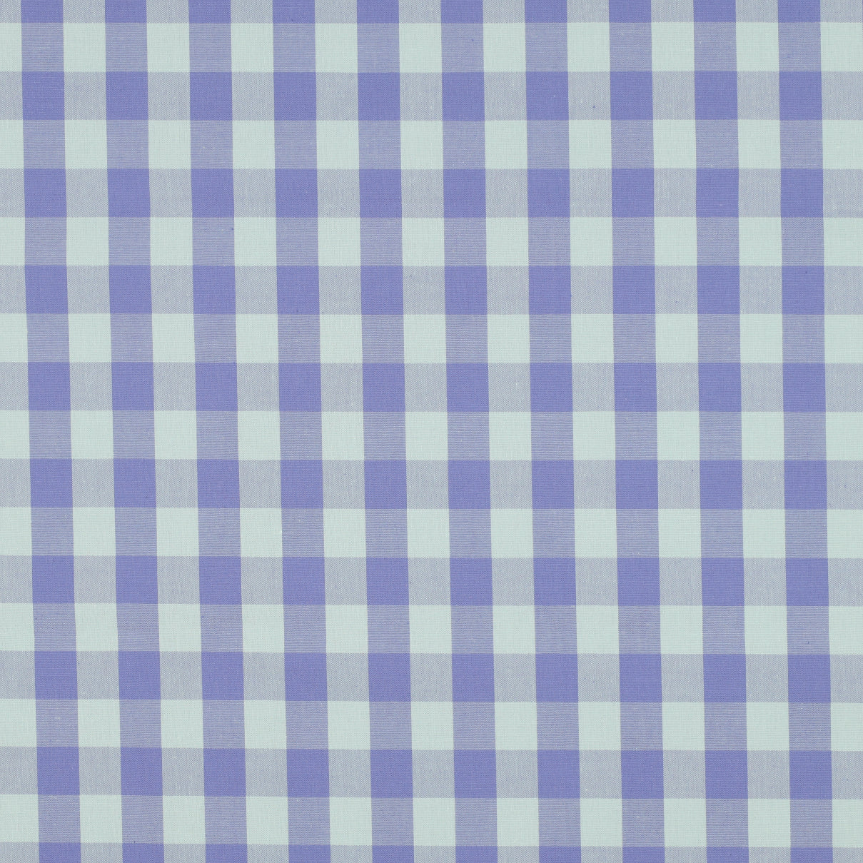 Carreaux Lavande/vert pâle - Coton teint sur fil