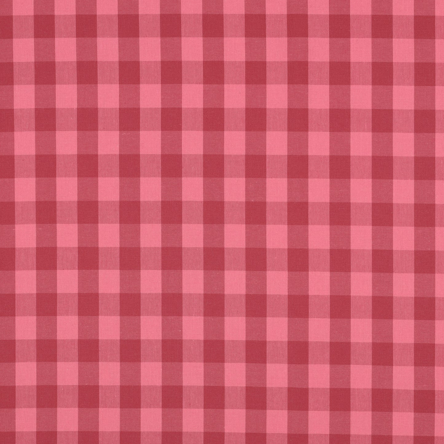 Carreaux Rose/bordeaux - Coton teint sur fil