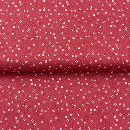 Daisies red - Figo Fabrics - Quilting cotton