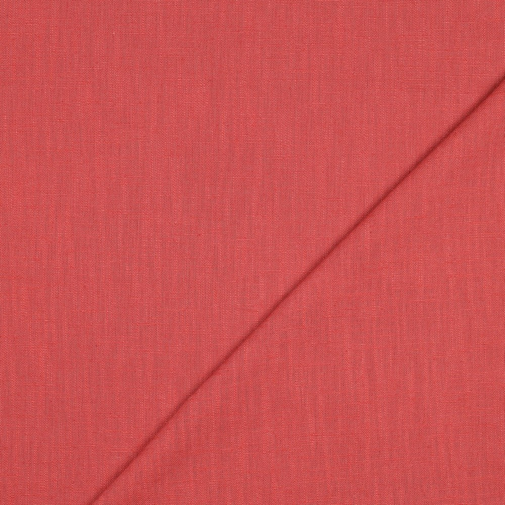 Peach - solid linen