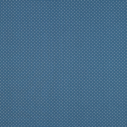 Bleu - Popeline imprimée