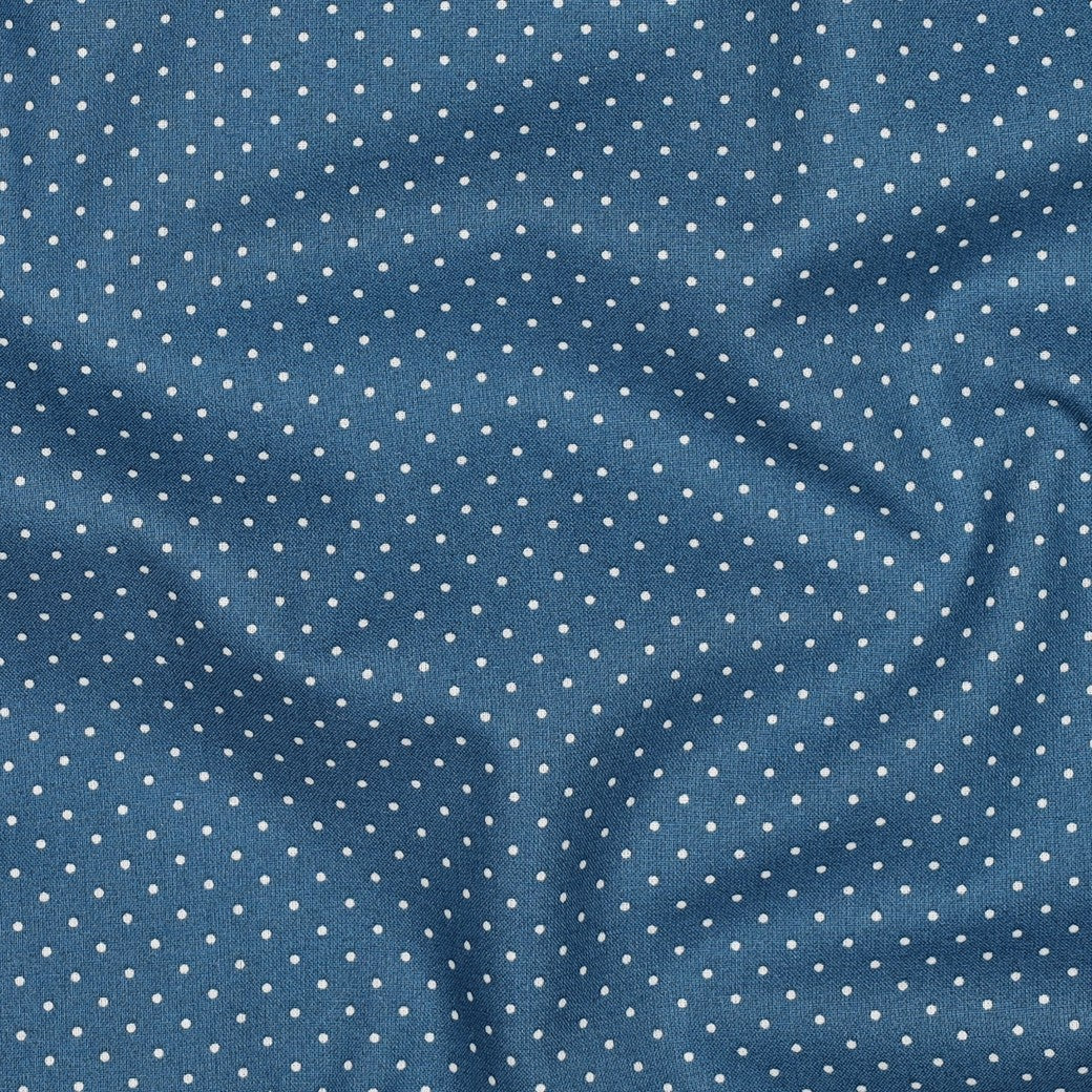 Blue - Printed Poplin