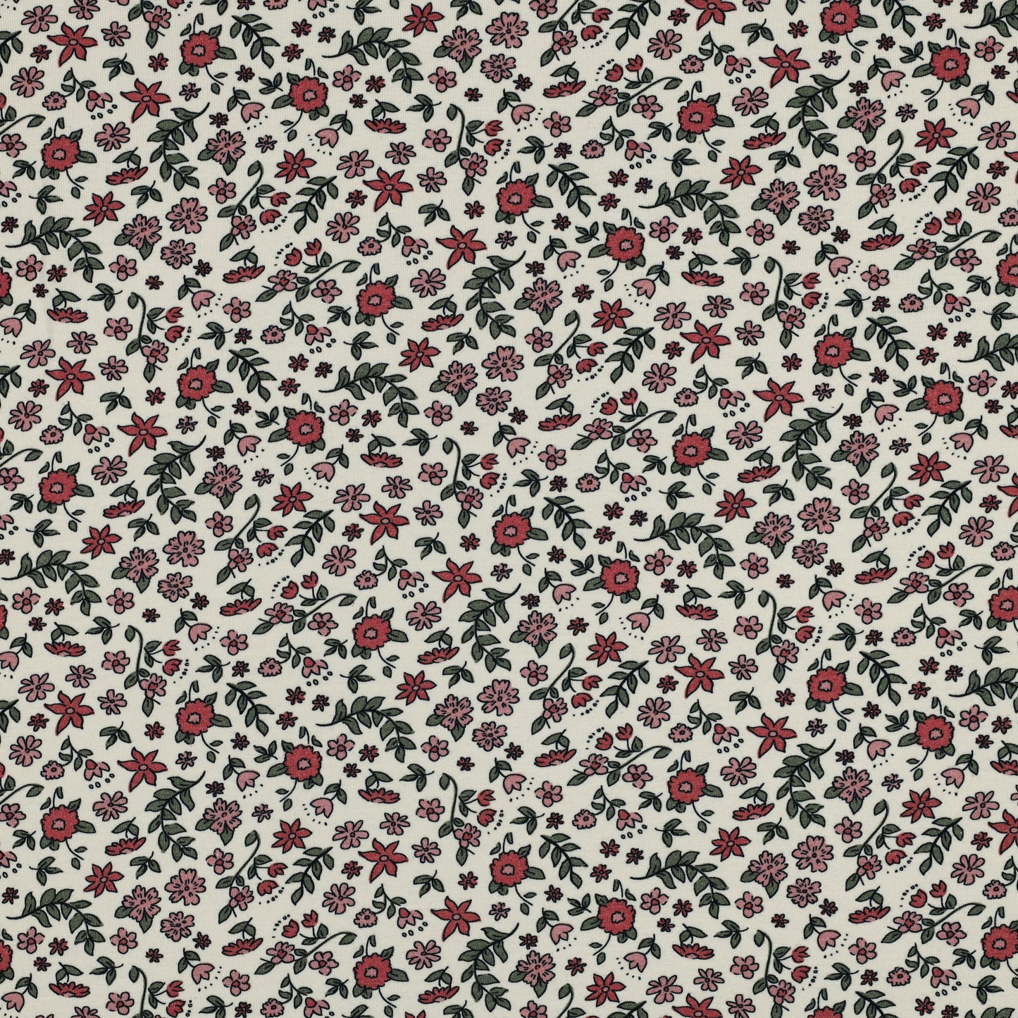 Souplesse fleurie - Jersey imprimé biologique