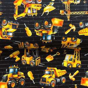 En construction - French Terry imprimé