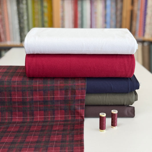 Carreaux style tartan - NON NON OUI - Jersey imprimé