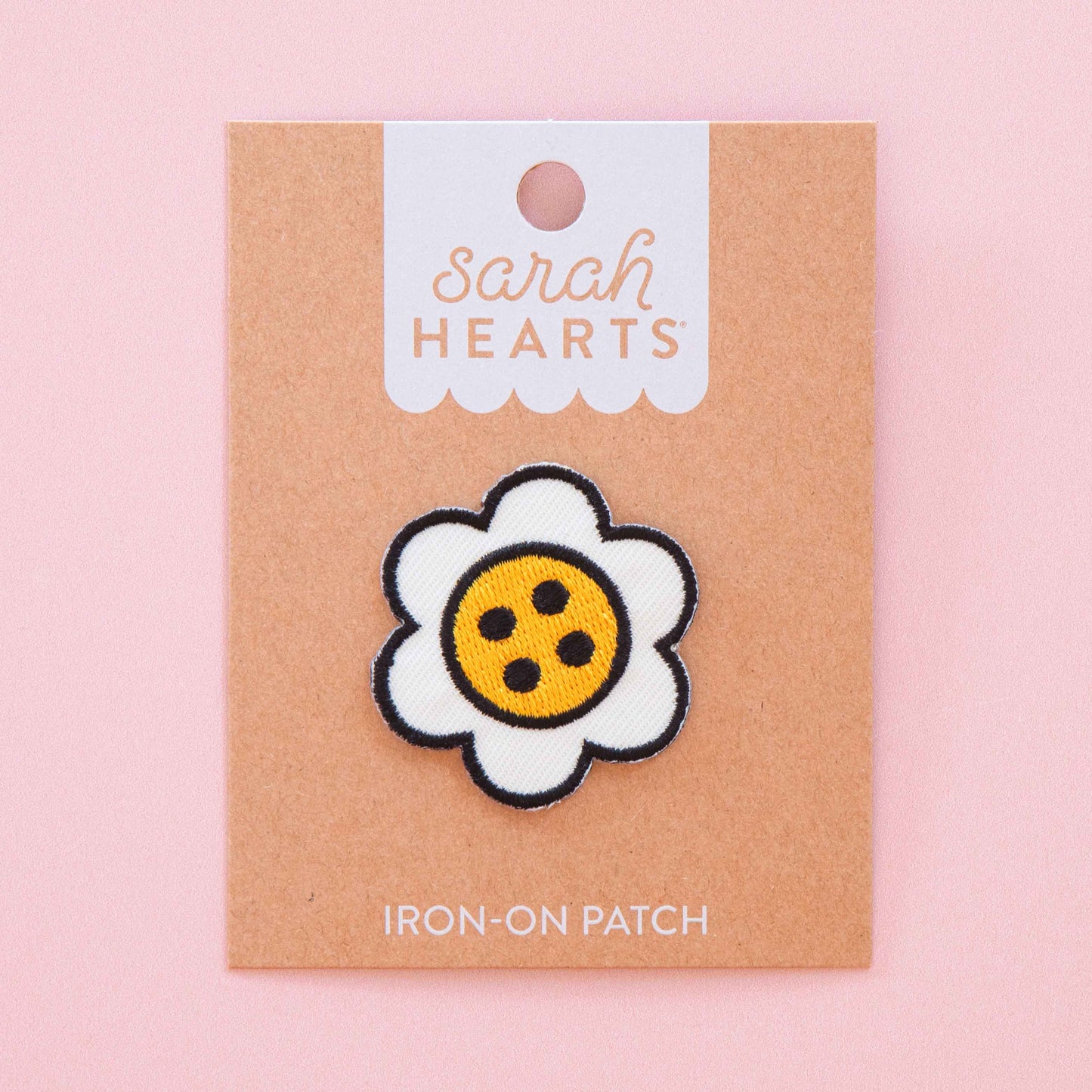 Patch thermocollant bouton marguerite