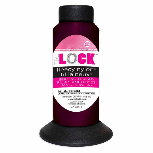 Wooly nylon thread 1500m - Burgundy