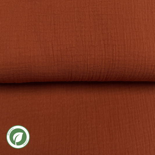 Earth - Double gauze organic cotton muslin