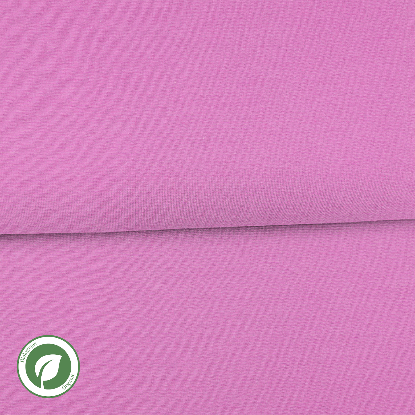 Violet pâle - Bord côte (ribbing) biologique