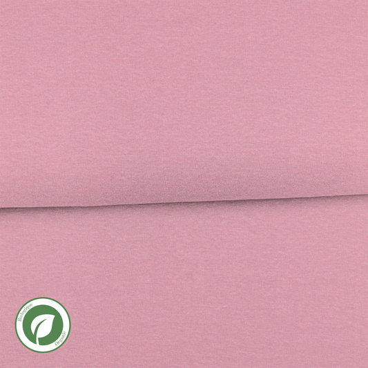 Rose - Bord côte (ribbing) biologique