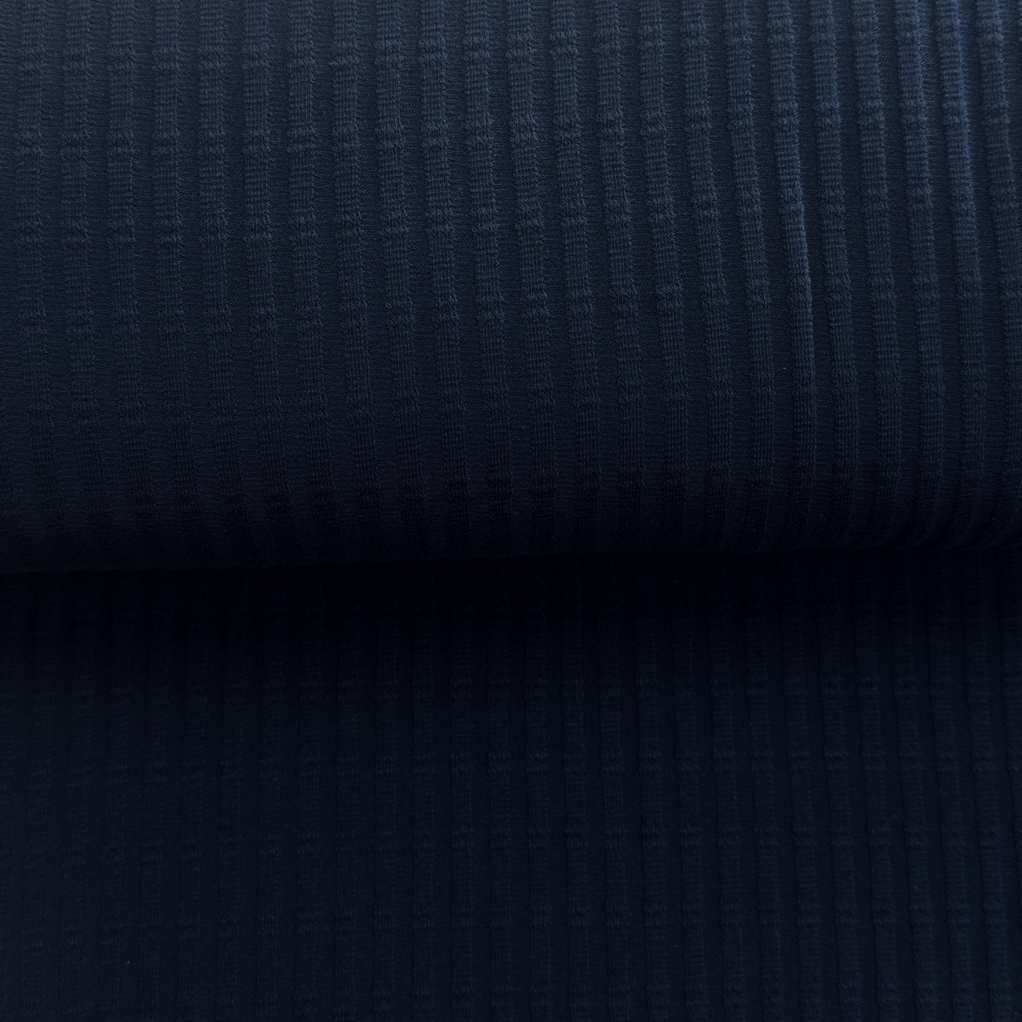 Marine - Jacquard jersey