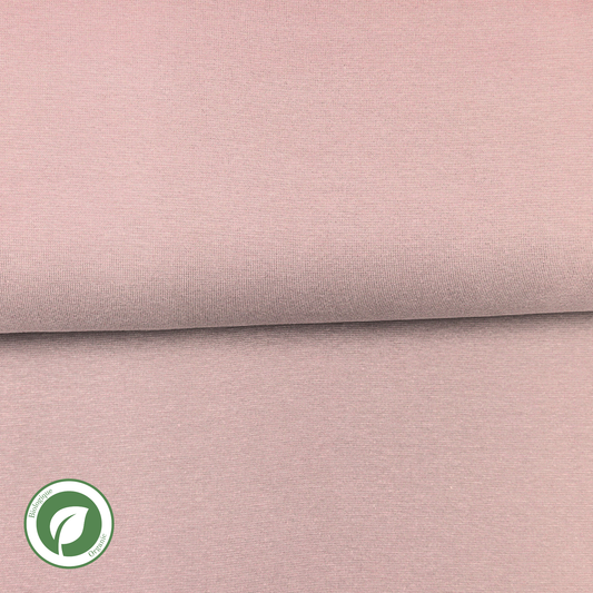 Rose poussière - Bord côte (ribbing) biologique