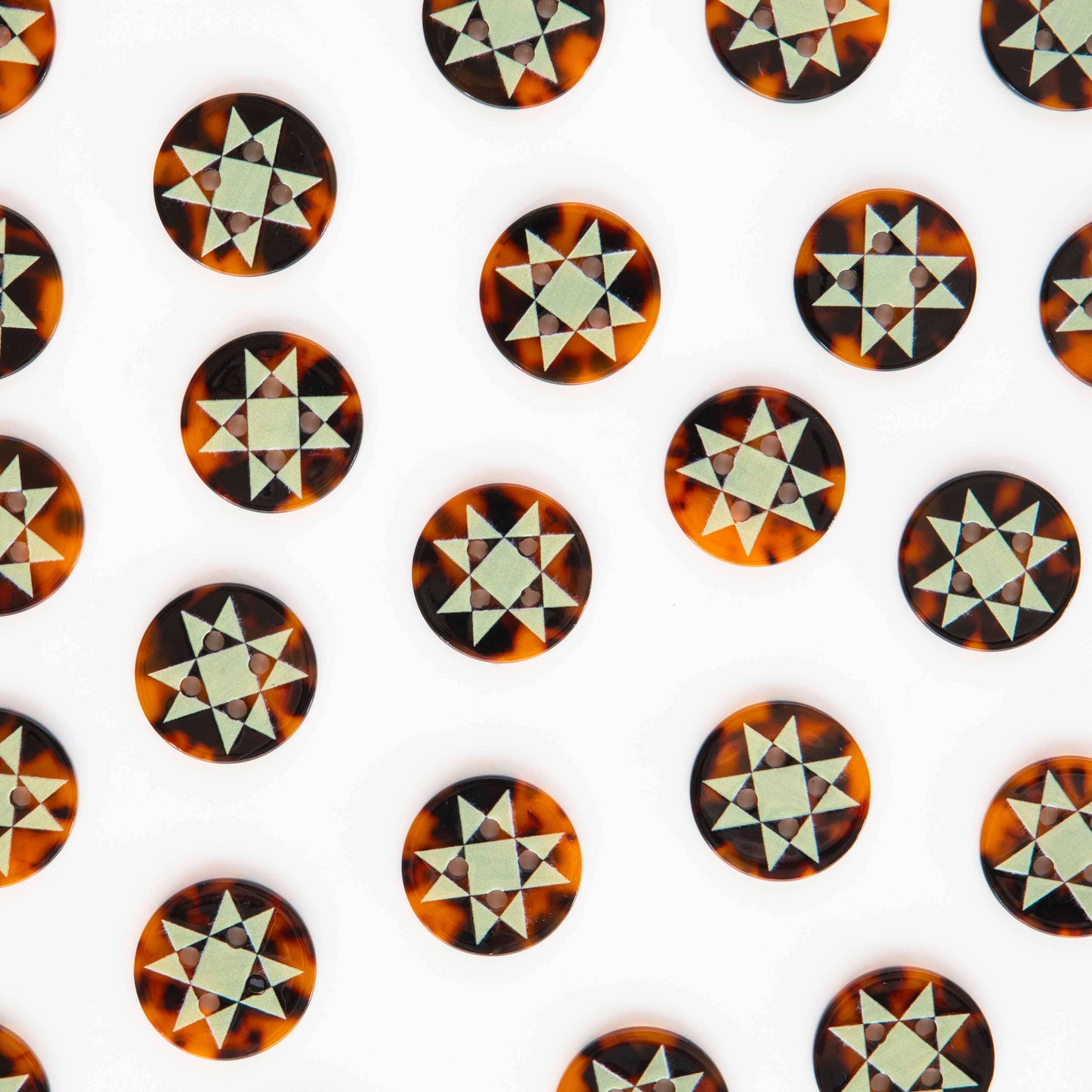 Boutons Étoile de Quilt Grands 1"