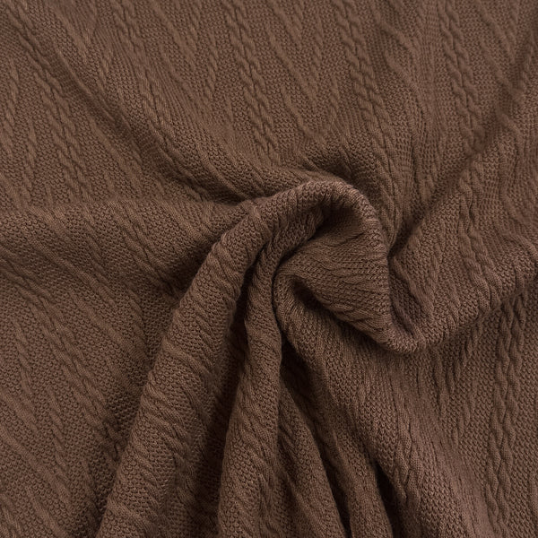 Caramel - Tricot maille torsadé
