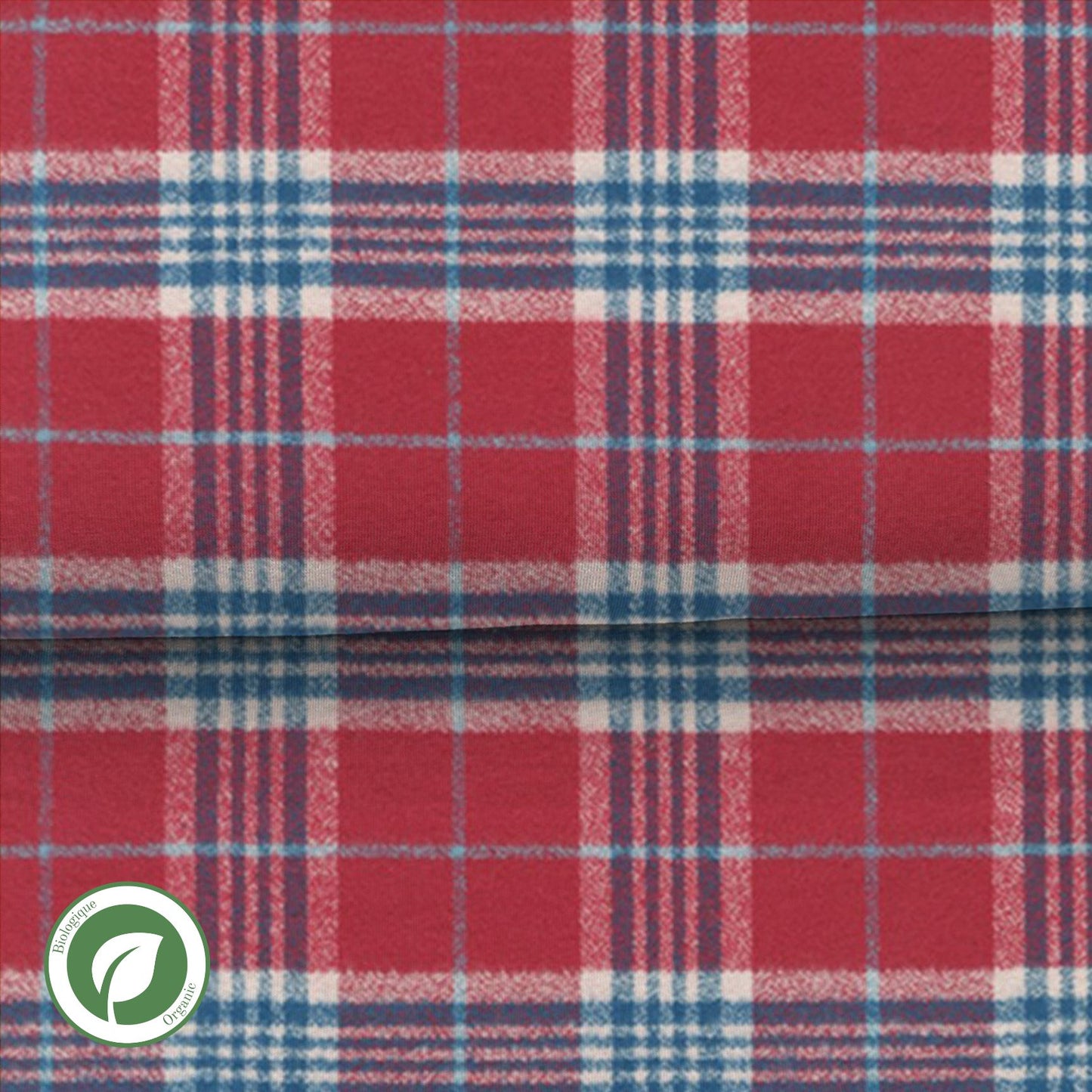 Red - Mammoth organic - Organic flannel