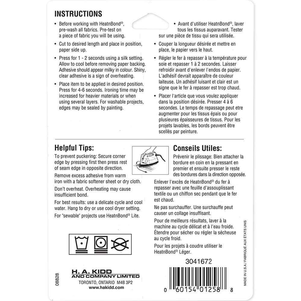 Ruban thermocollant Ultrahold HEATNBOND - 16mm x 9m (5/8″ x 10v.)