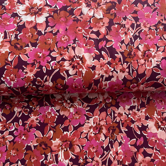 Fantastiques rouge - Jersey imprimé digital