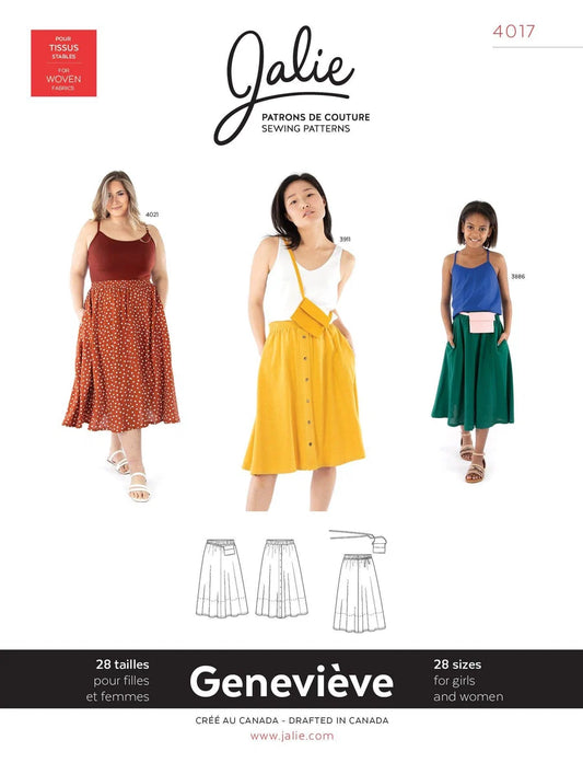 GENEVIÈVE (4017) - JALIE - Jupe ample à taille élastique