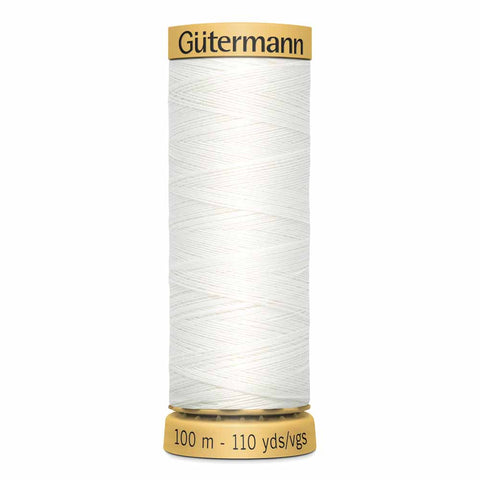 GÜTERMANN 100% Cotton Yarn 100m - #1006 - New white