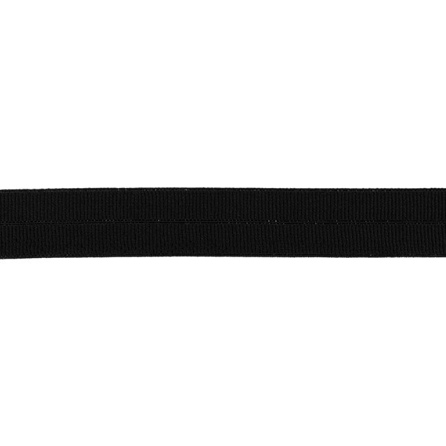 Noir - Biais élastique pliable (FOE)