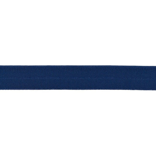Bleu foncé - Biais élastique pliable (FOE)