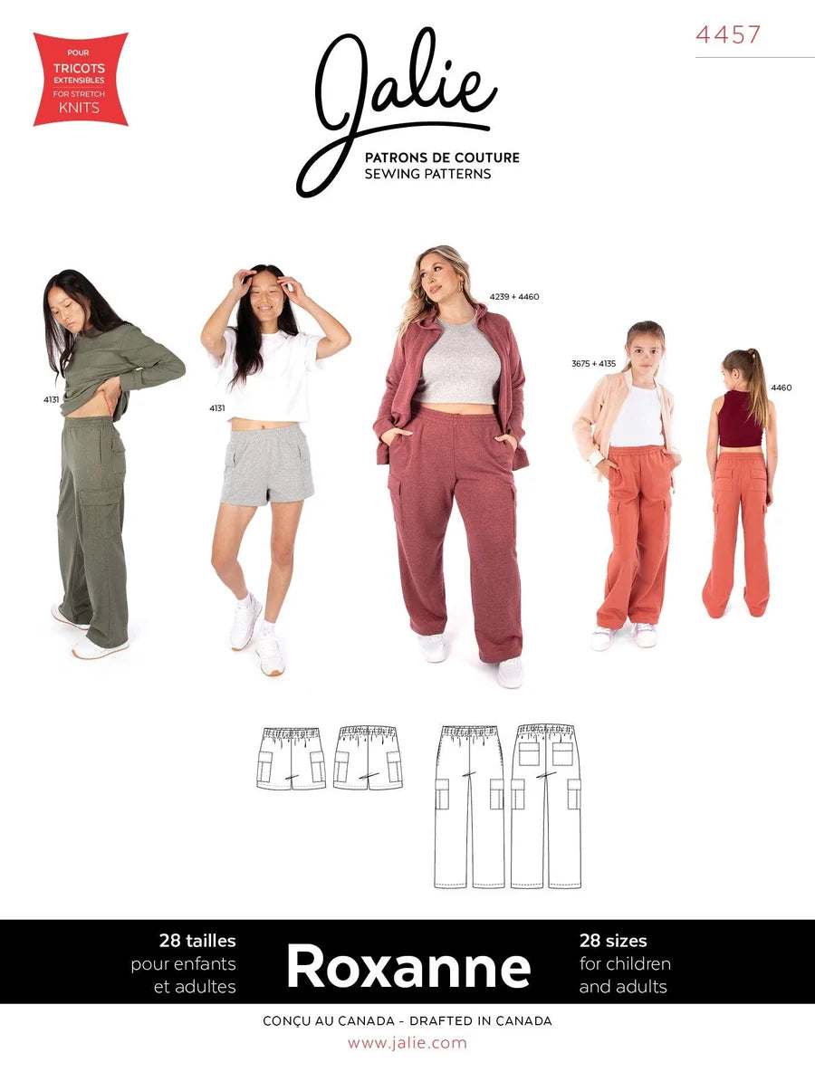 ROXANNE (4457) - JALIE - Short et pantalon de jogging cargo